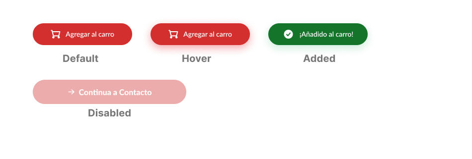 Estados de botones
